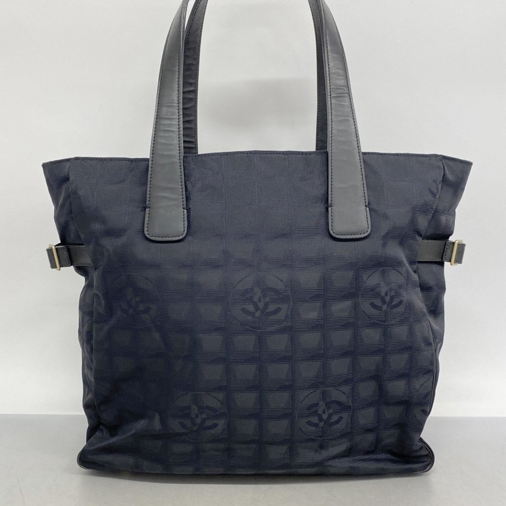 Chanel Tote Bag New Travel Nylon Black Champagne Ladies - Picture 10 of 10